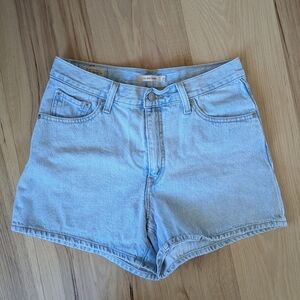 Levis High Waisted Jean Shorts